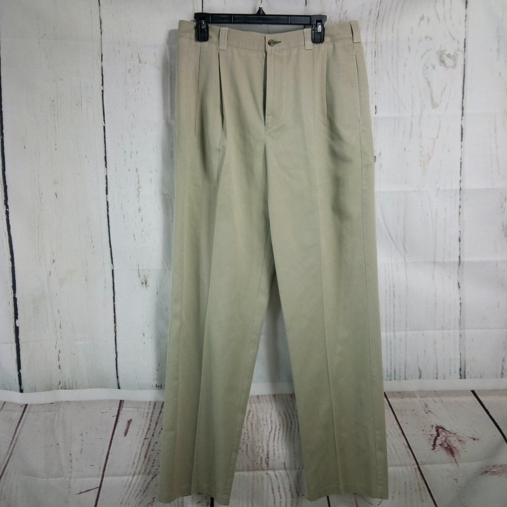 Tommy Hilfiger Khaki Tan Casual Dress Pants 34x34